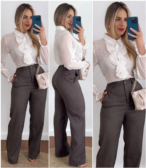 BLUSA BABADO OFF