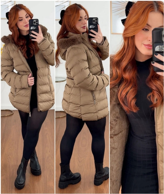JAQUETA RUBI CARAMELO