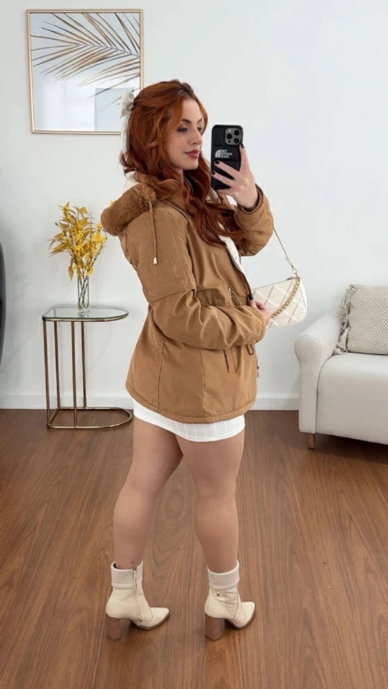 PARKA MARY CARAMELO