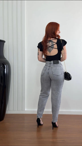 CALÇA MOM LAURA