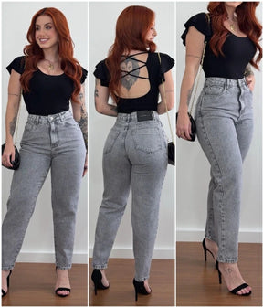 CALÇA MOM LAURA