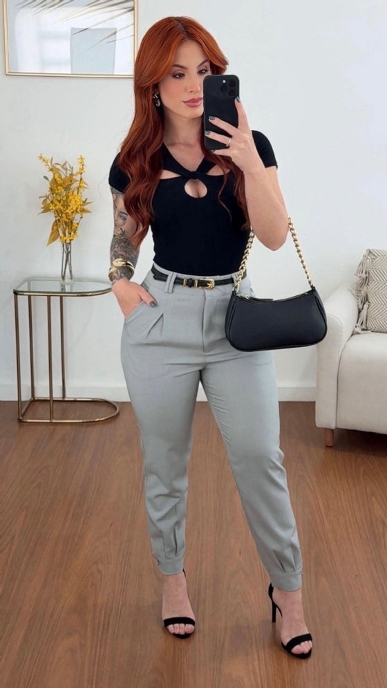 CONJUNTO SOFIA CINZA