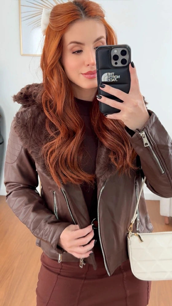 JAQUETA ECO AYLA MARROM