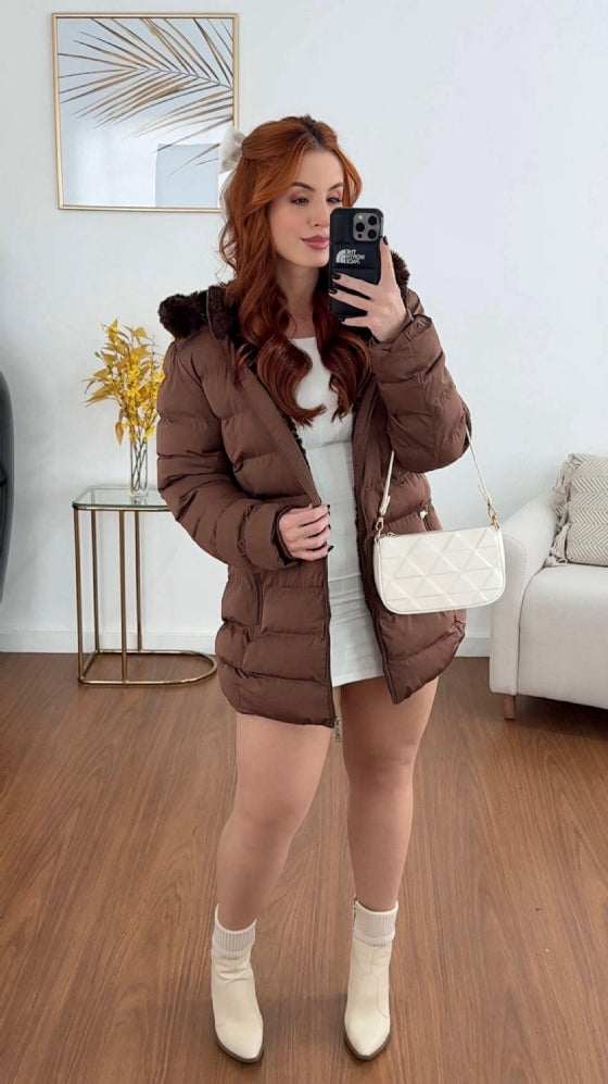 JAQUETA RUBI MARROM